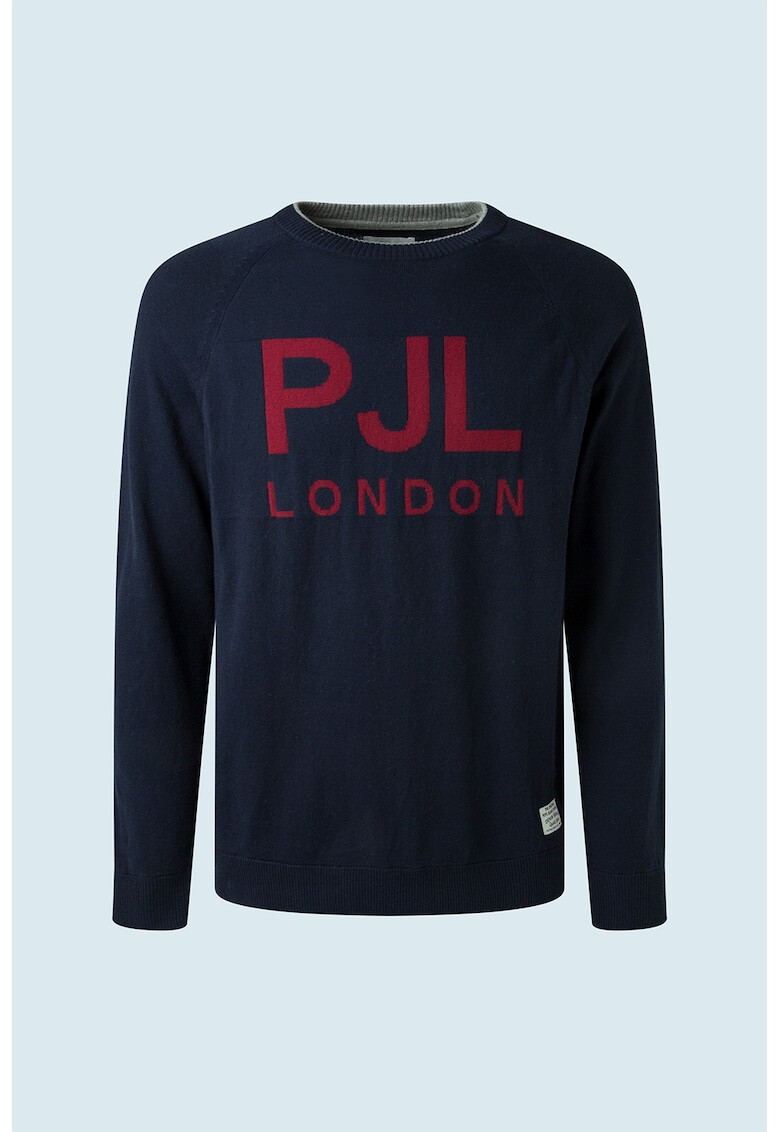 Pepe Jeans London Pulover tricotat fin cu logo Frederik - Pled.ro