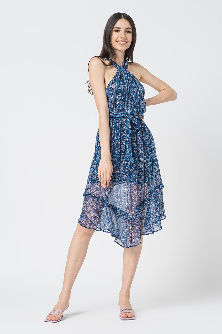 Pepe Jeans London Rochie asimetrica cu imprimeu floral Jeana - Pled.ro