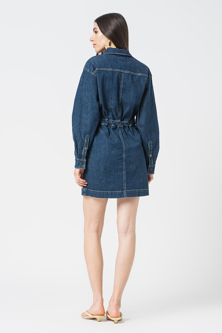 Pepe Jeans London Rochie-camasa din denim Laya - Pled.ro