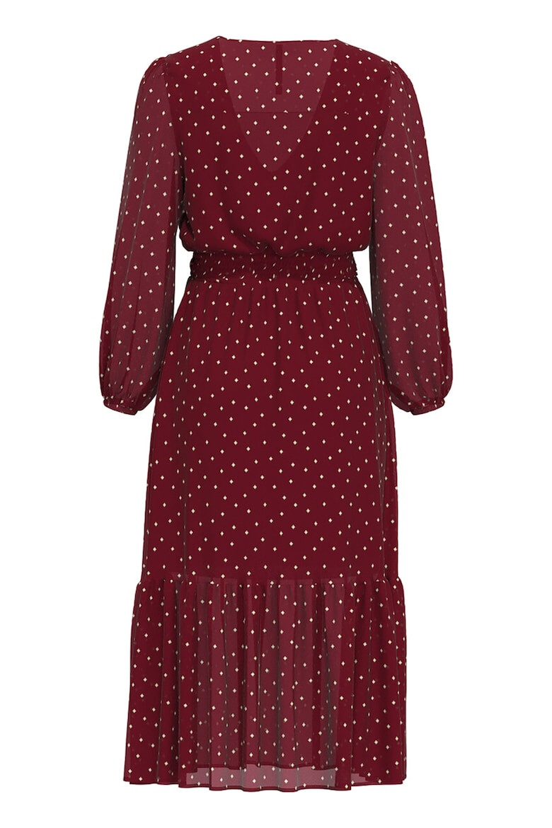 Pepe Jeans London Rochie cu decolteu in V si buline - Pled.ro