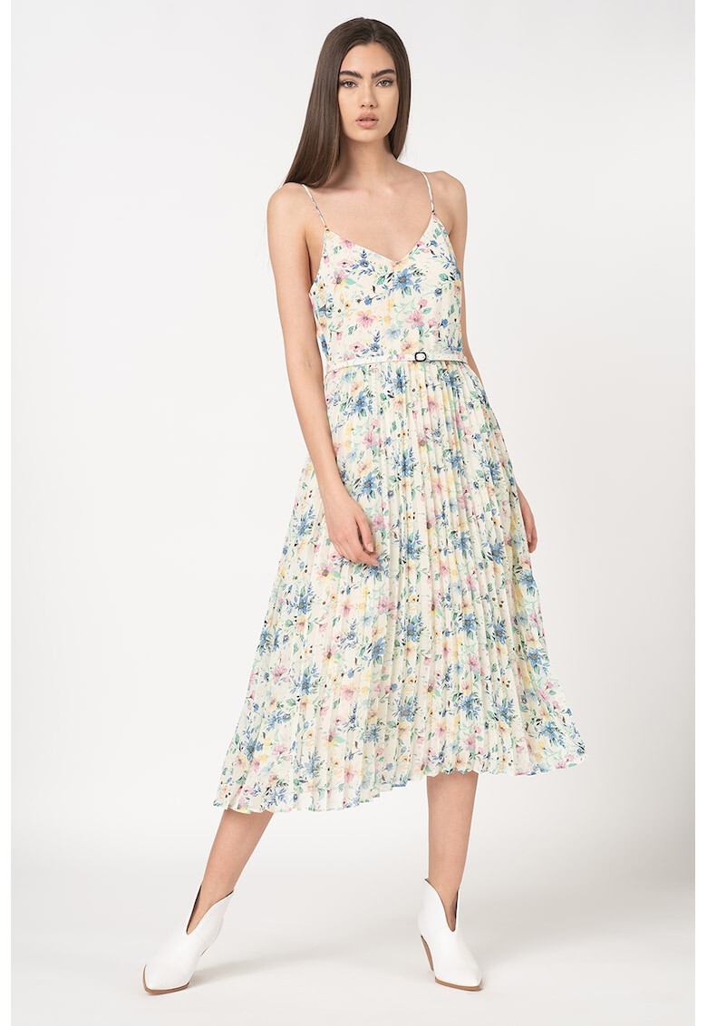 Pepe Jeans London Rochie cu decolteu in V si imprimeu floral Georgia - Pled.ro