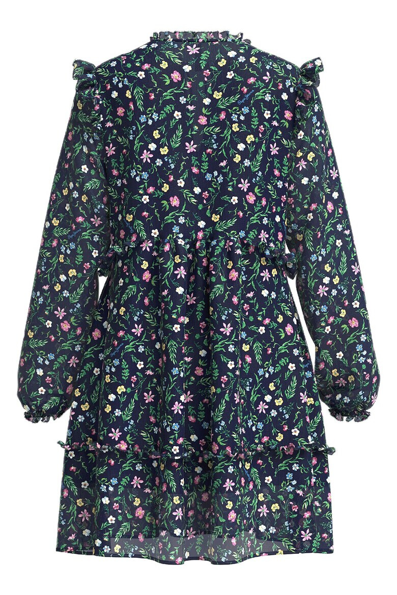 Pepe Jeans London Rochie cu decolteu in V si model floral - Pled.ro