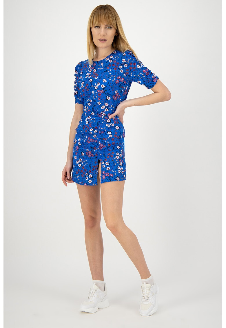 Pepe Jeans London Rochie cu model floral si croiala in A Aitana - Pled.ro