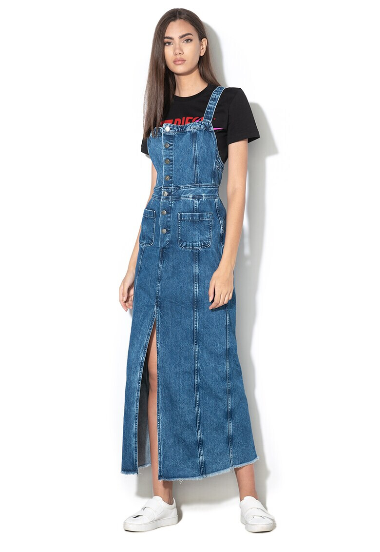 Pepe Jeans London Rochie din denim cu bretele Lottie Dua Lipa x Pepe Jeans - Pled.ro