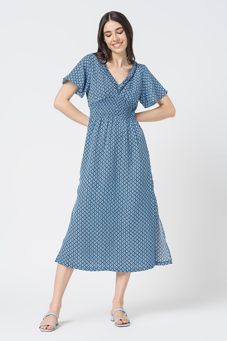 Pepe Jeans London Rochie evazata cu decolteu in V Miracle - Pled.ro