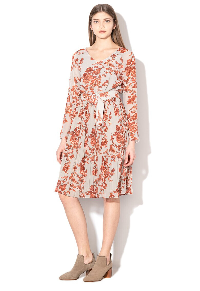 Pepe Jeans London Rochie evazata cu imprimeu floral Natasha - Pled.ro