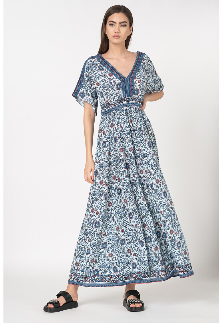 Pepe Jeans London Rochie maxi cu imprimeu floral Gigit - Pled.ro