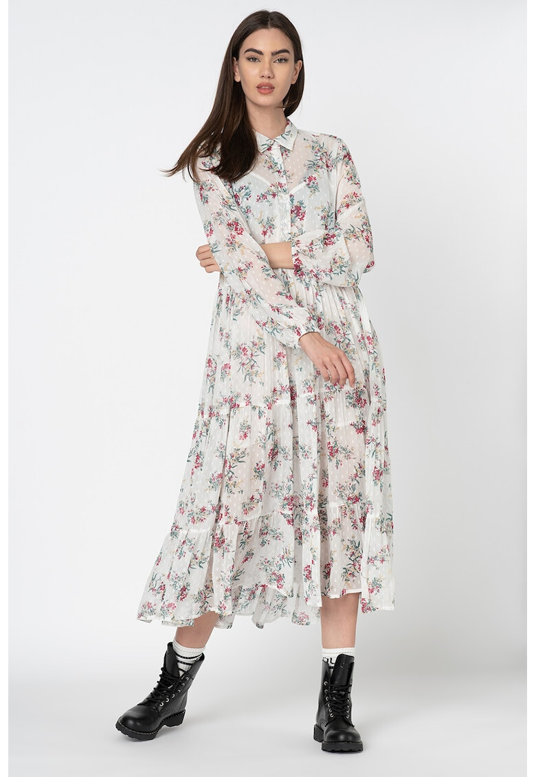 Pepe Jeans London Rochie midi cu model floral Julianne - Pled.ro