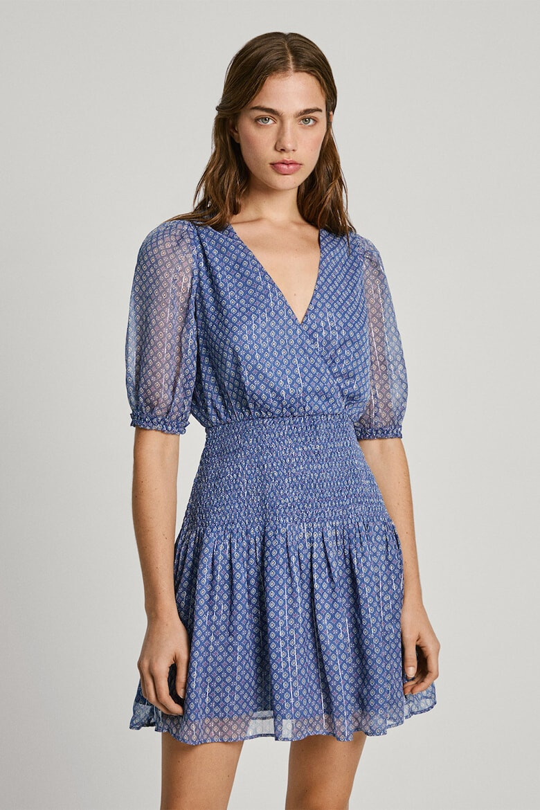 Pepe Jeans London Rochie mini cu decolteu cache-coeur - Pled.ro