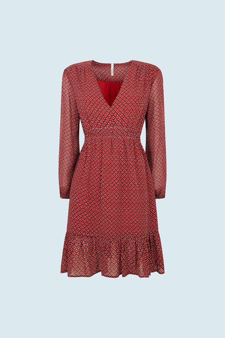 Pepe Jeans London Rochie mini cu decolteu in V - Pled.ro