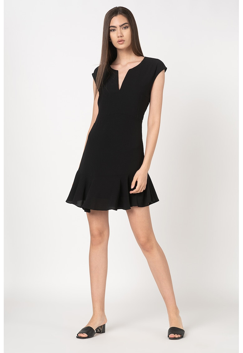 Pepe Jeans London Rochie mini cu decupaj in V Kaila - Pled.ro