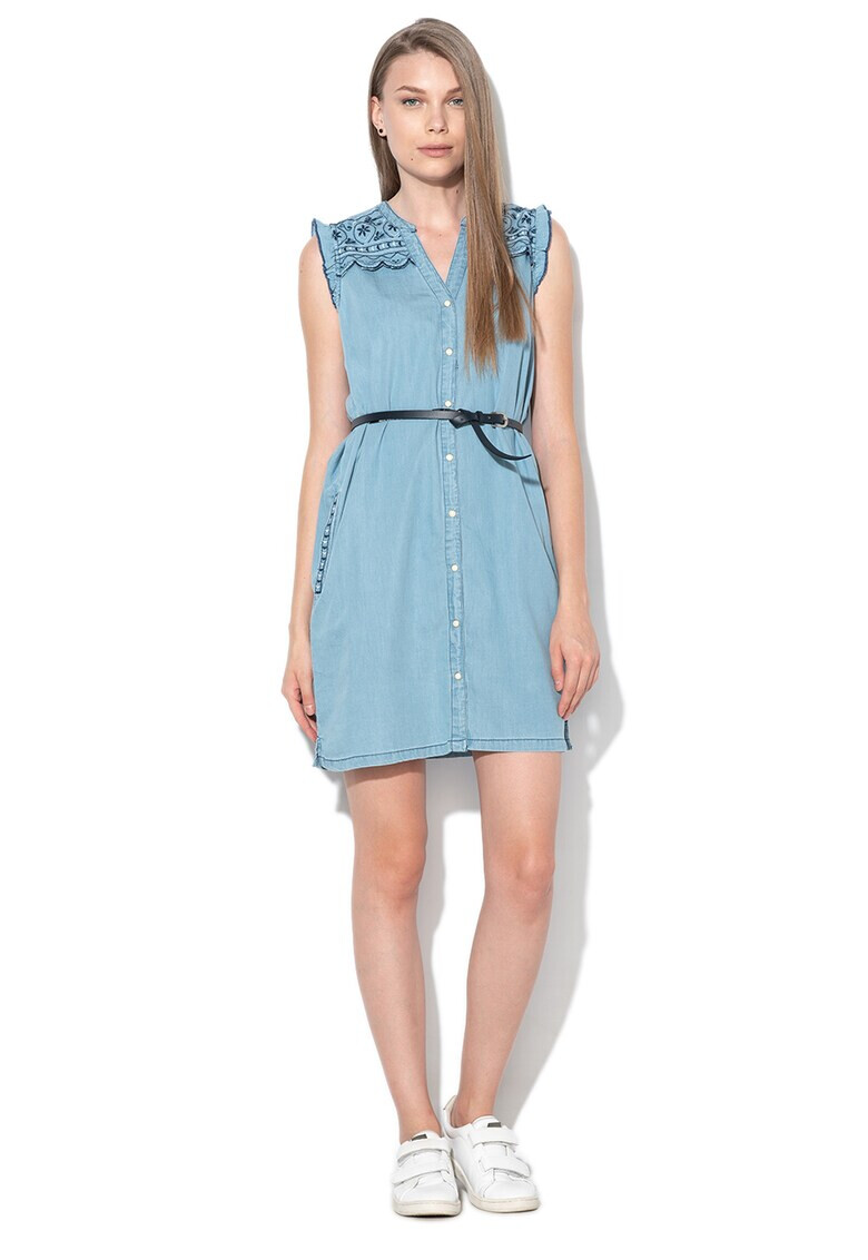 Pepe Jeans London Rochie mini cu o curea detasabila in talie Lura - Pled.ro