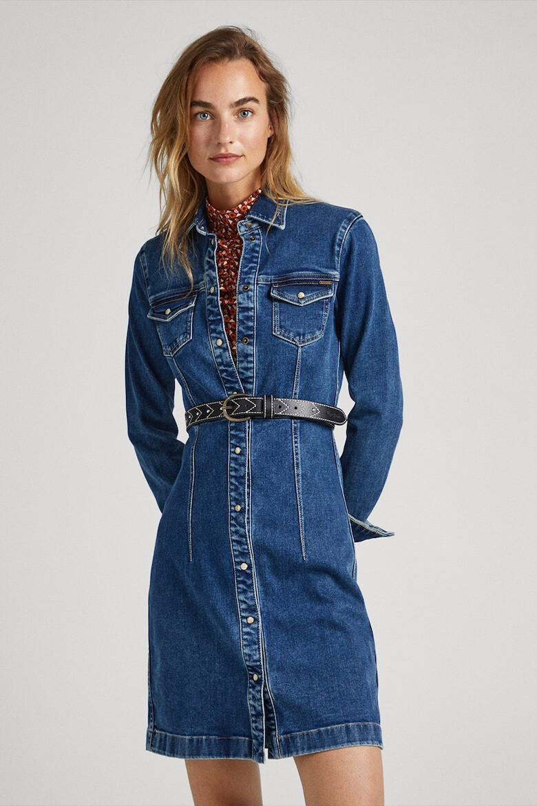 Pepe Jeans London Rochie mini din denim - Pled.ro