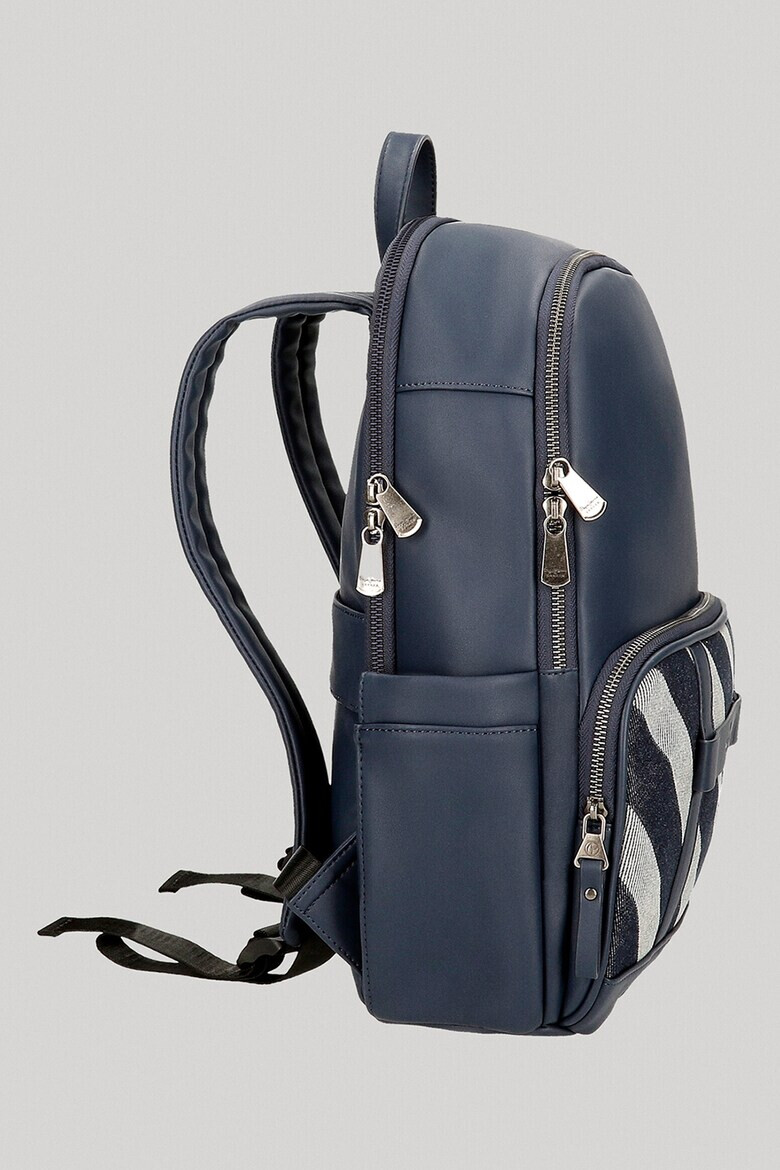 Pepe Jeans London Rucsac de piele ecologica cu buzunare exterioare Celine - Pled.ro