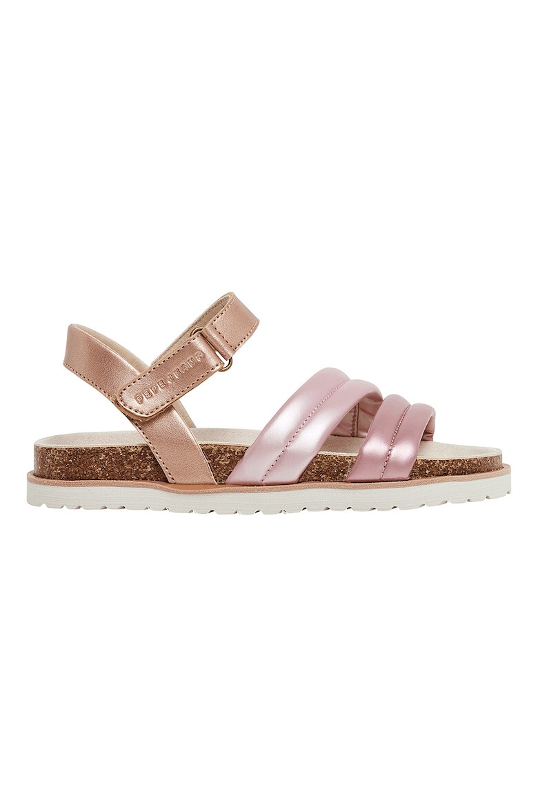 Pepe Jeans London Sandale cu velcro si garnituri de piele ecologica - Pled.ro