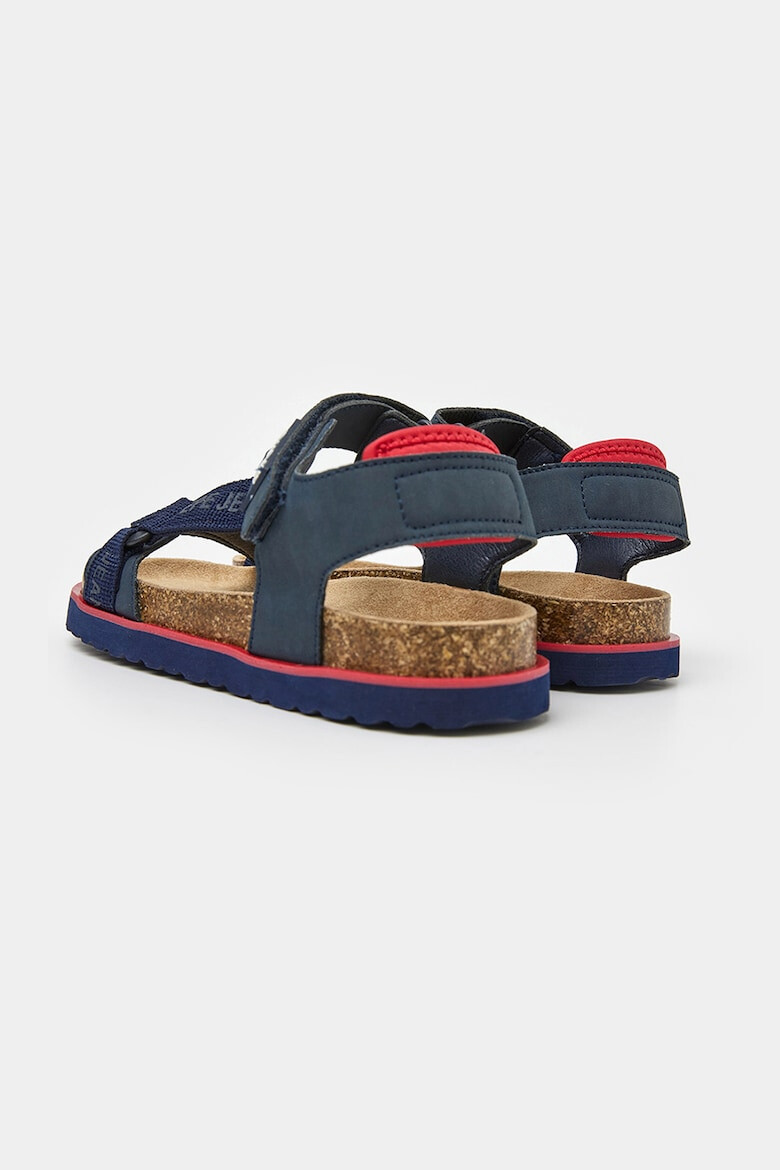 Pepe Jeans London Sandale de piele ecologica si material textil - Pled.ro