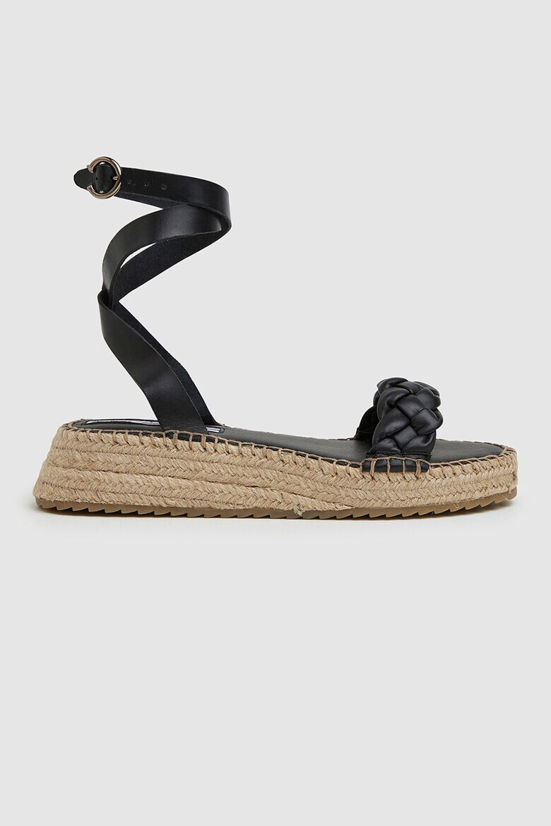 Pepe Jeans London Sandale wedge de piele - Pled.ro