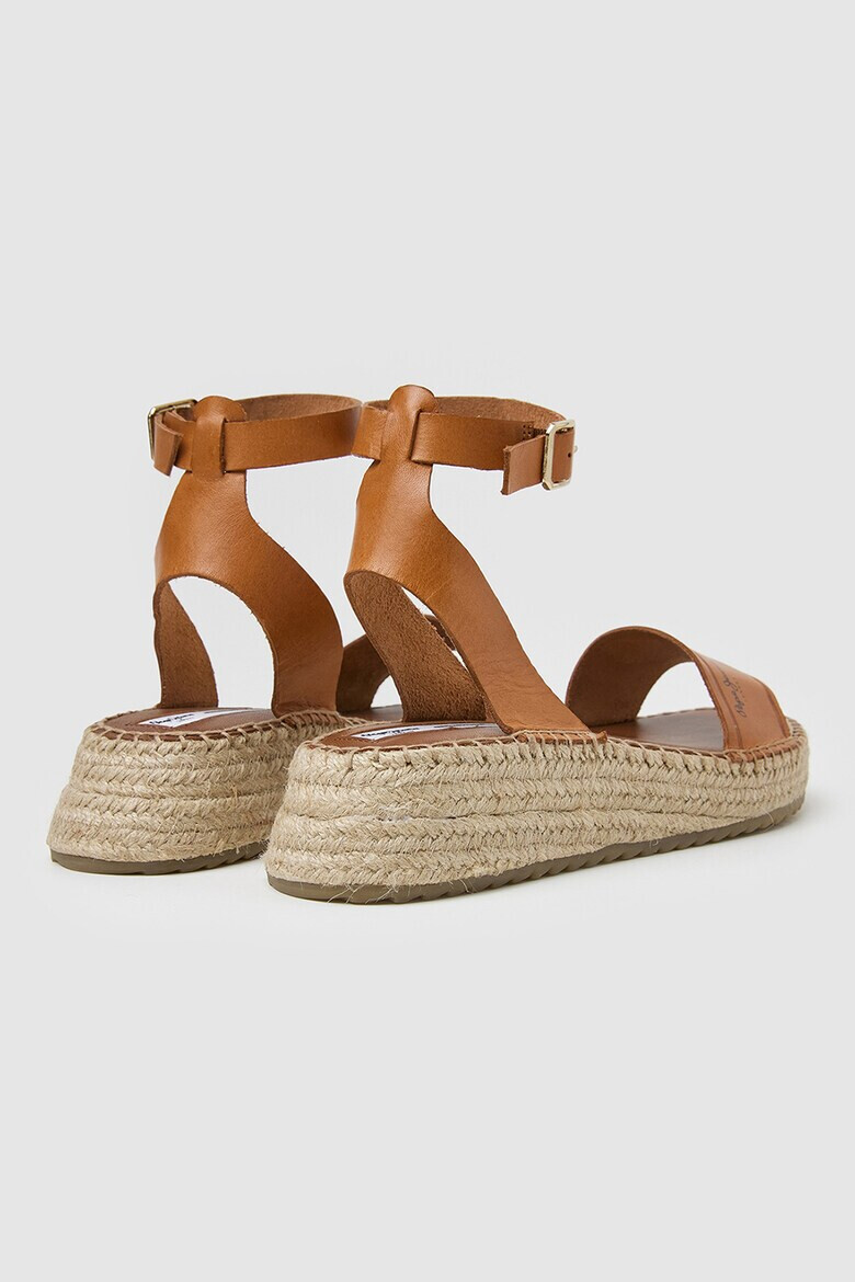 Pepe Jeans London Sandale wedge de piele - Pled.ro