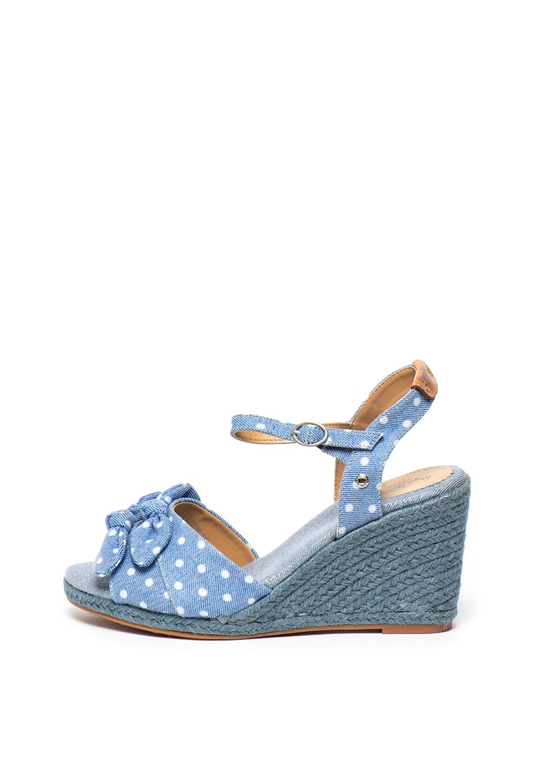 Pepe Jeans London Sandale wedge tip espadrile Shark - Pled.ro