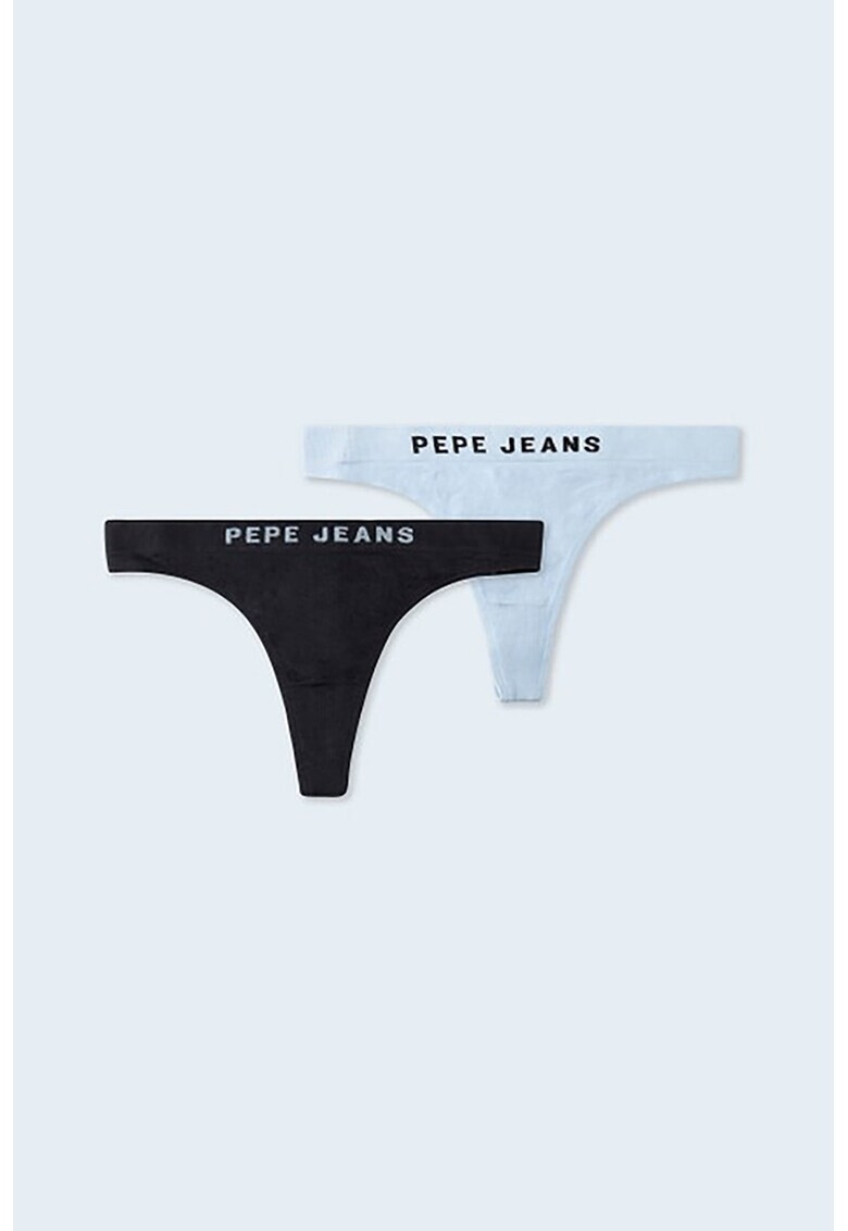 Pepe Jeans London Set de chiloti tanga - 2 perechi - Pled.ro