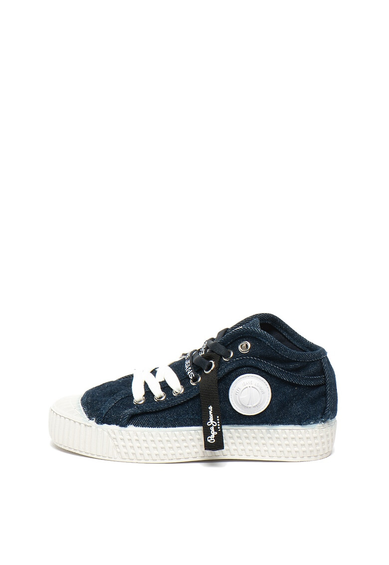 Pepe Jeans London Tenisi cu aspect de denim IN-G - Pled.ro