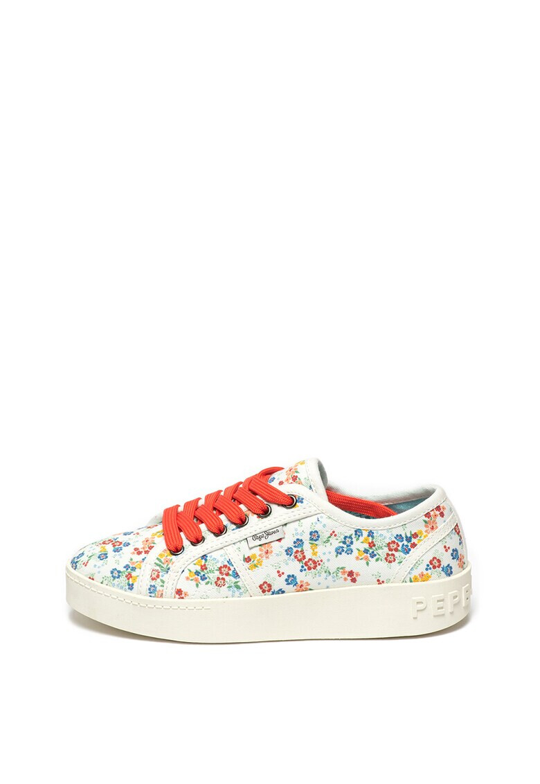 Pepe Jeans London Tenisi cu model floral Brixton - Pled.ro