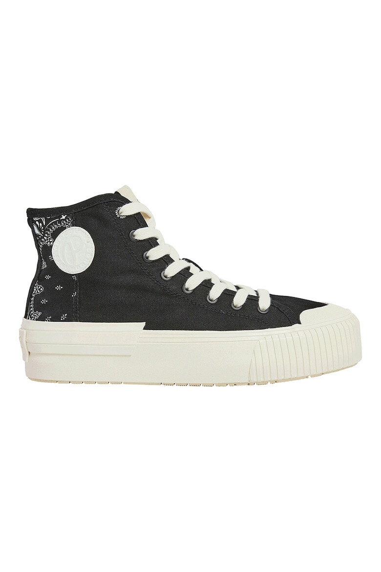 Pepe Jeans London Tenisi mid-high cu logo - Pled.ro