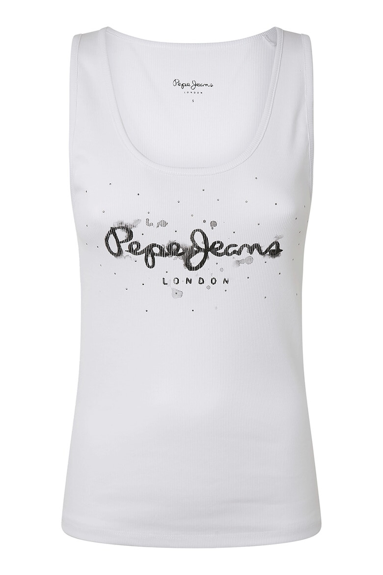 Pepe Jeans London Top cu logo Ozella - Pled.ro