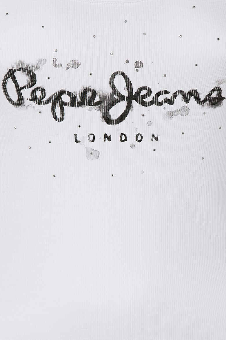 Pepe Jeans London Top cu logo Ozella - Pled.ro