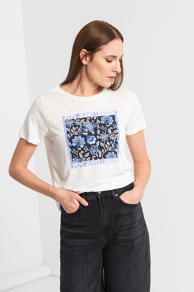 Pepe Jeans London Tricou cu imprimeu floral Andreea - Pled.ro