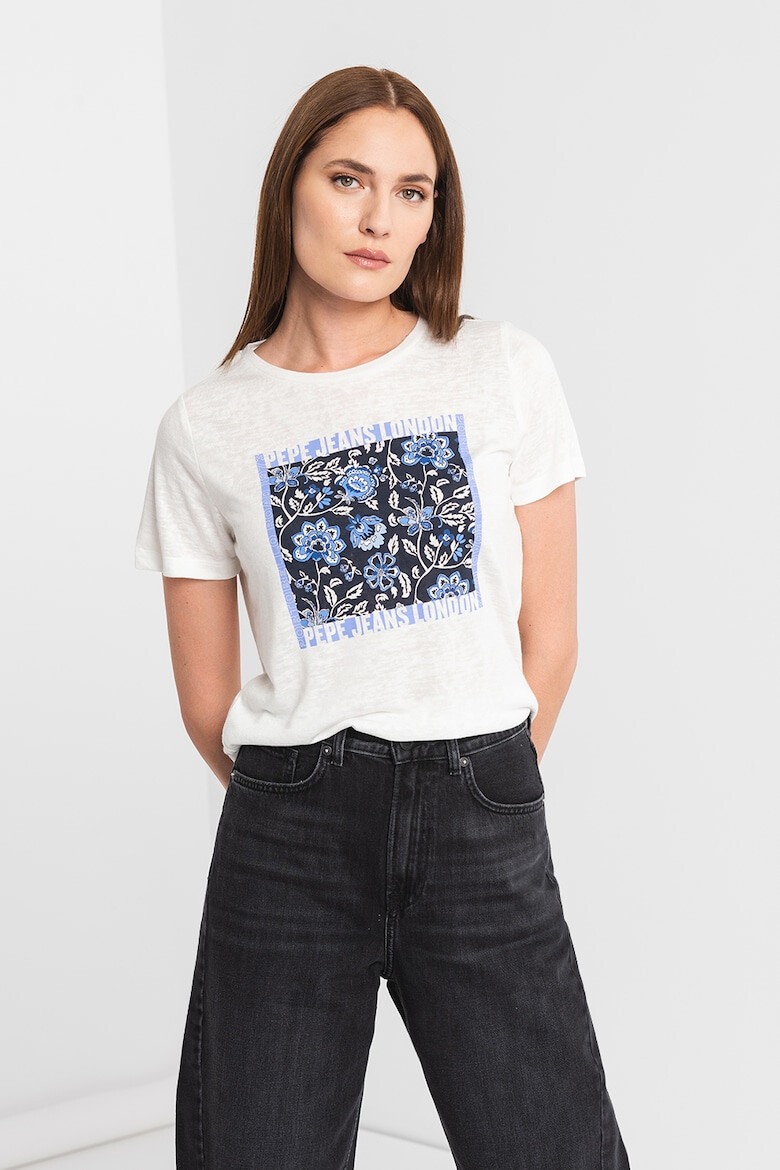 Pepe Jeans London Tricou cu imprimeu floral Andreea - Pled.ro