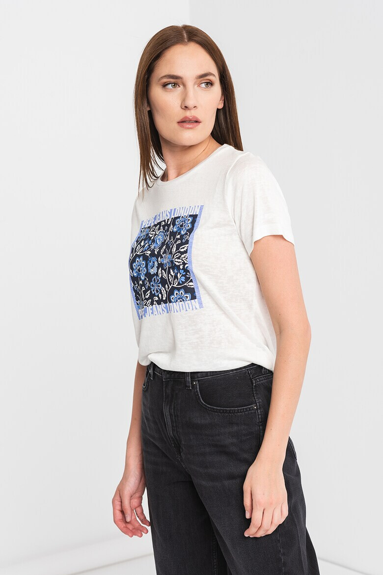 Pepe Jeans London Tricou cu imprimeu floral Andreea - Pled.ro