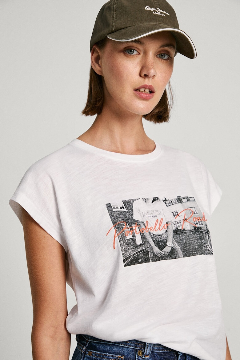 Pepe Jeans London Tricou cu imprimeu foto - Pled.ro