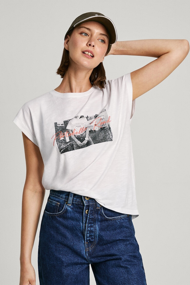 Pepe Jeans London Tricou cu imprimeu foto - Pled.ro