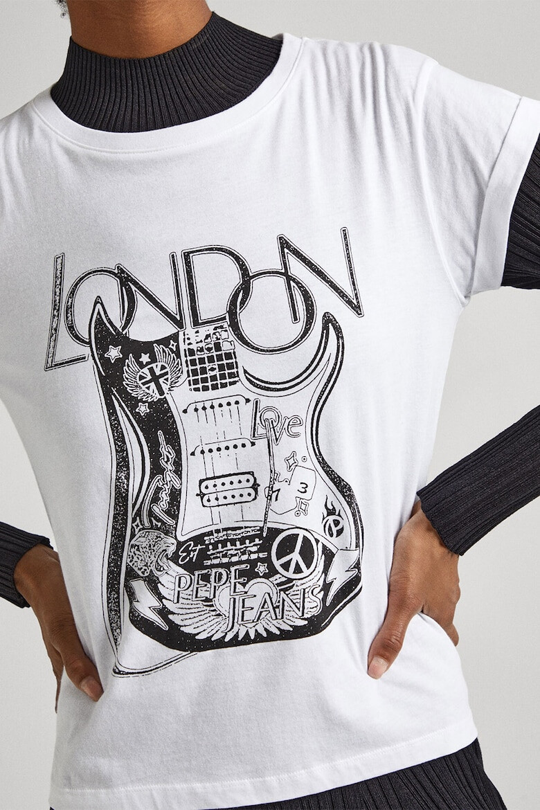 Pepe Jeans London Tricou cu imprimeu grafic - Pled.ro