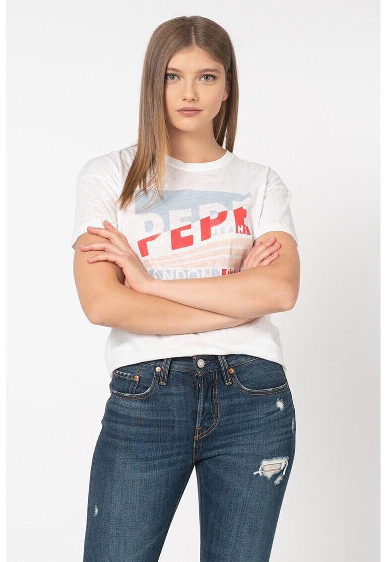 Pepe Jeans London Tricou cu imprimeu logo - Pled.ro