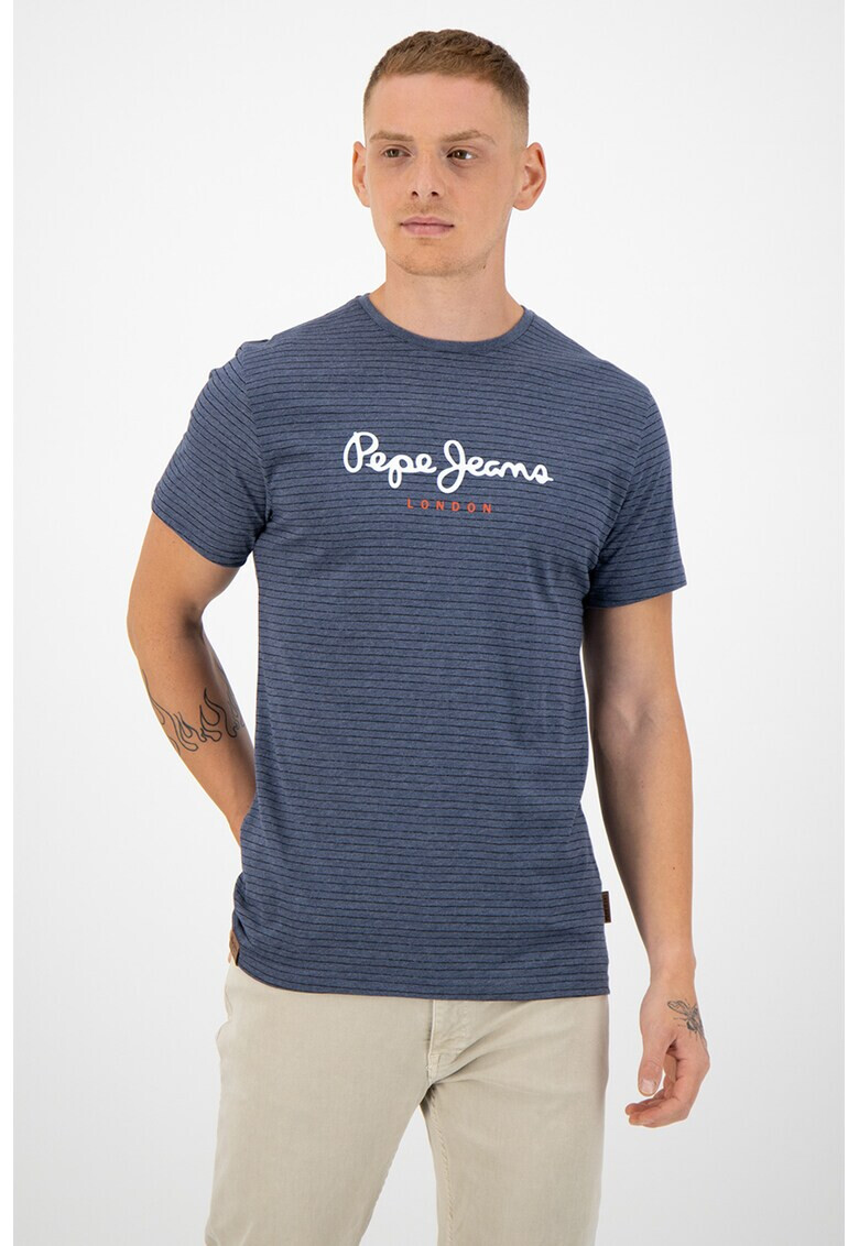 Pepe Jeans London Tricou cu imprimeu logo Wilmer - Pled.ro