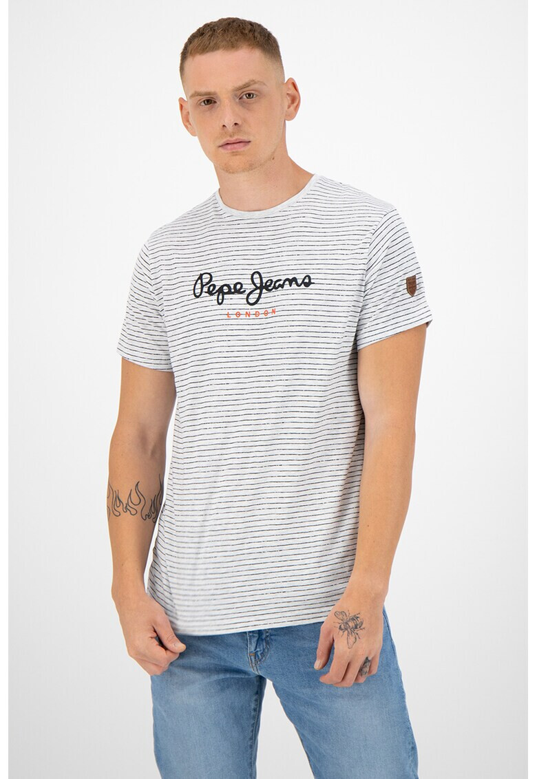 Pepe Jeans London Tricou cu imprimeu logo Wilmer - Pled.ro