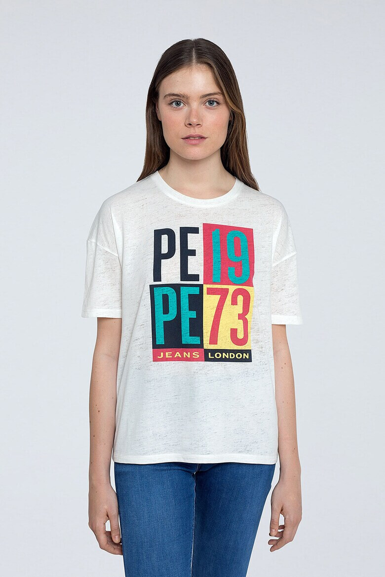 Pepe Jeans London Tricou cu imprimeu logo - Pled.ro