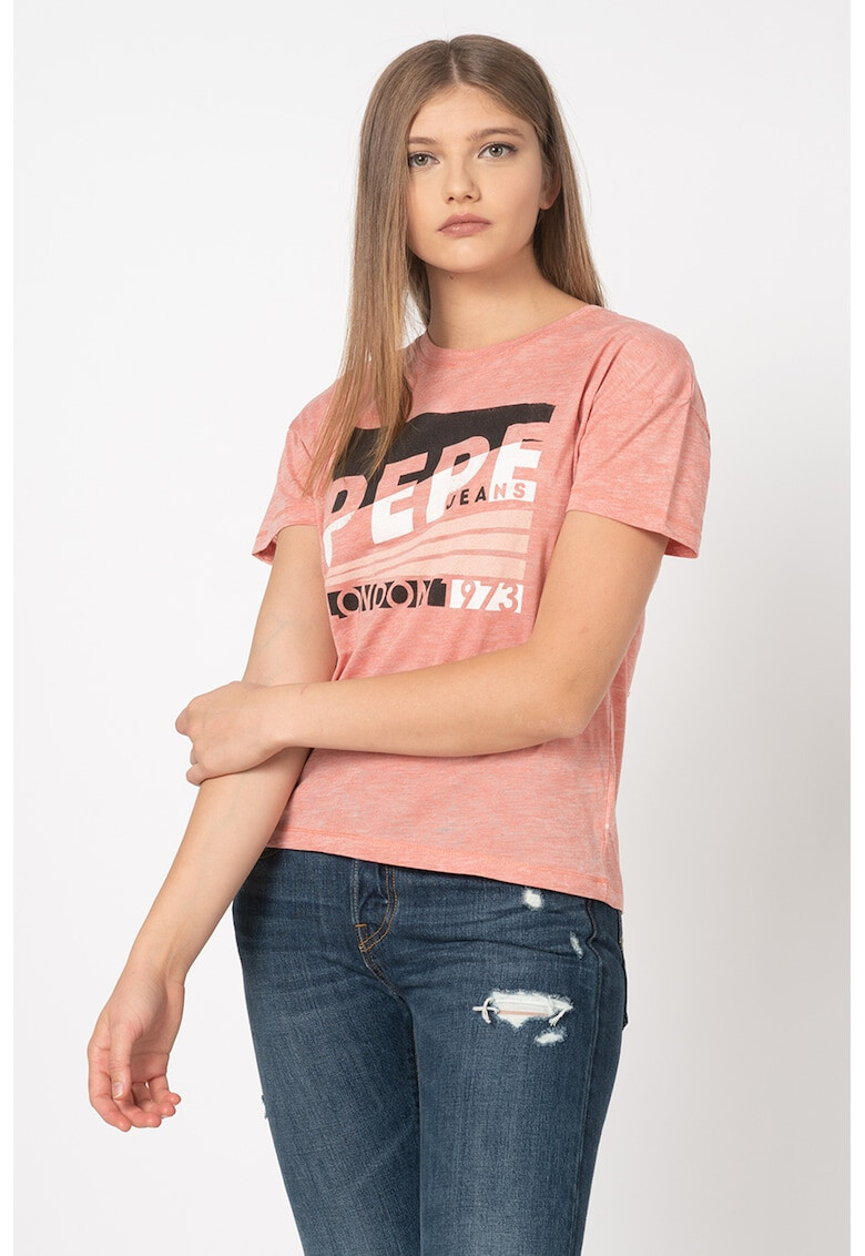 Pepe Jeans London Tricou cu imprimeu logo - Pled.ro