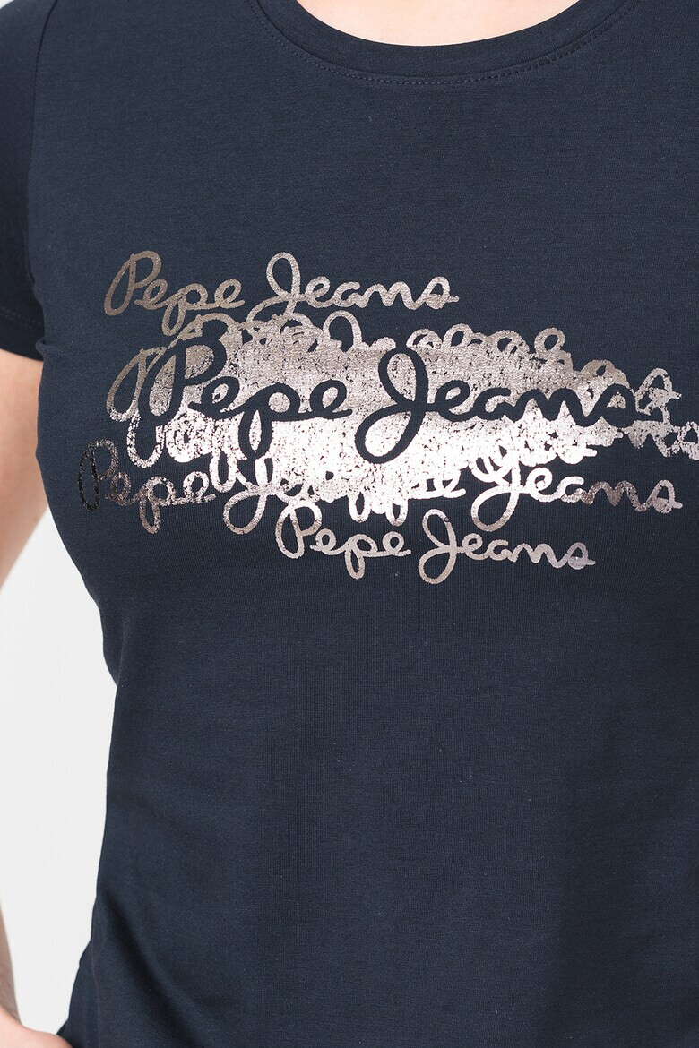 Pepe Jeans London Tricou cu imprimeu logo Anna - Pled.ro