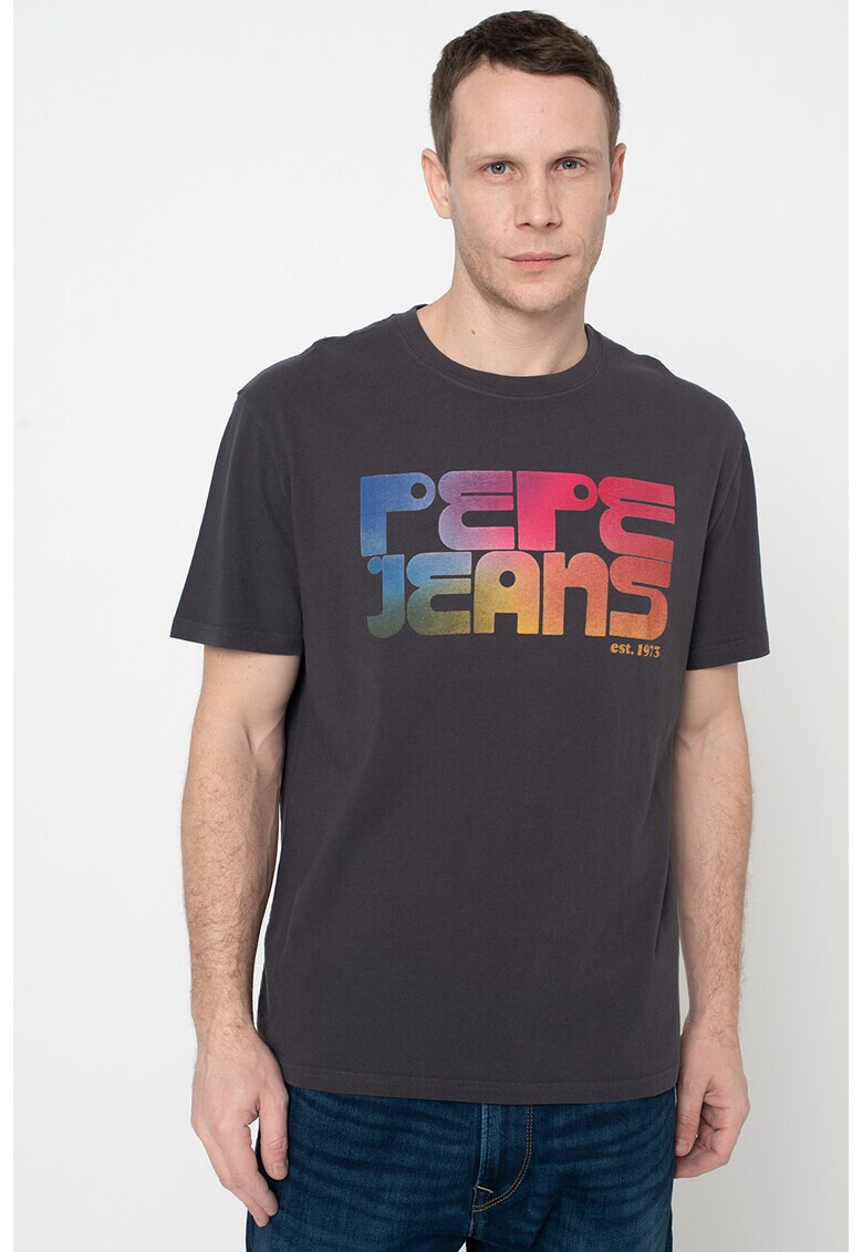 Pepe Jeans London Tricou cu imprimeu logo Dan - Pled.ro