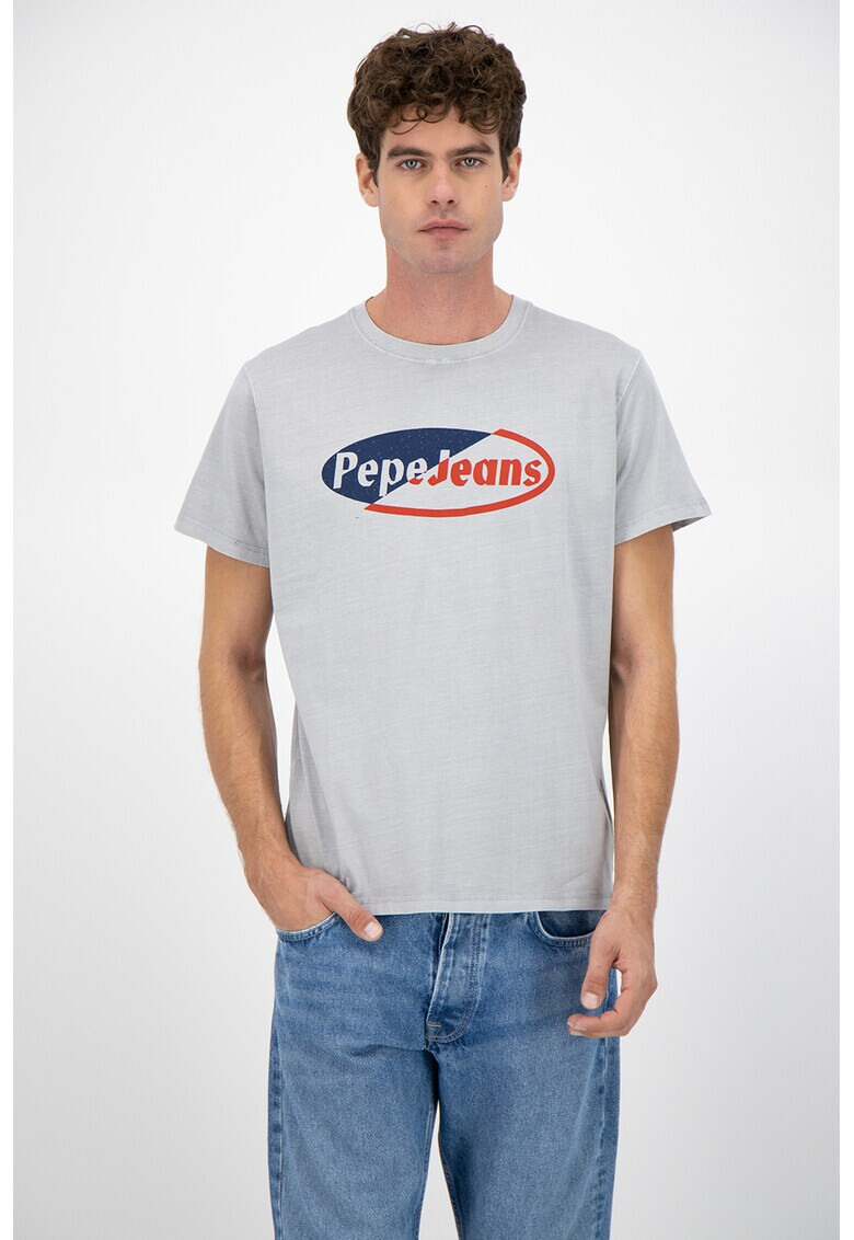 Pepe Jeans London Tricou cu imprimeu logo Kyle - Pled.ro