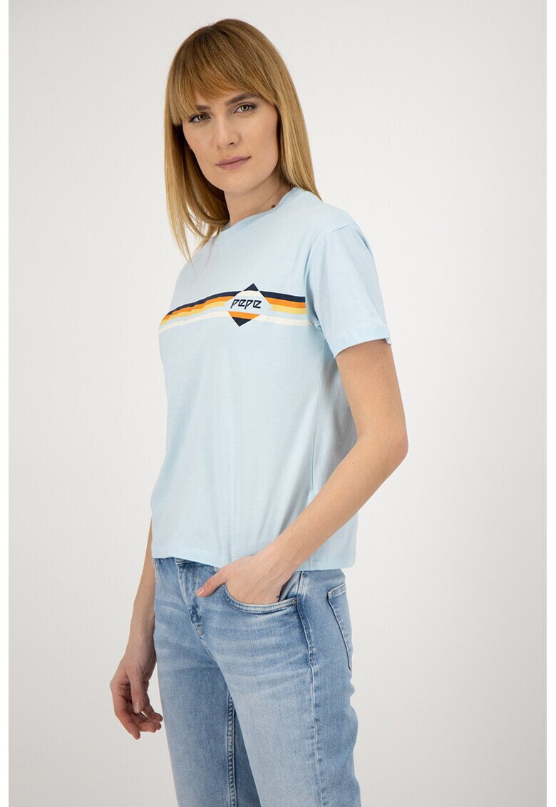 Pepe Jeans London Tricou cu imprimeu logo Payton - Pled.ro