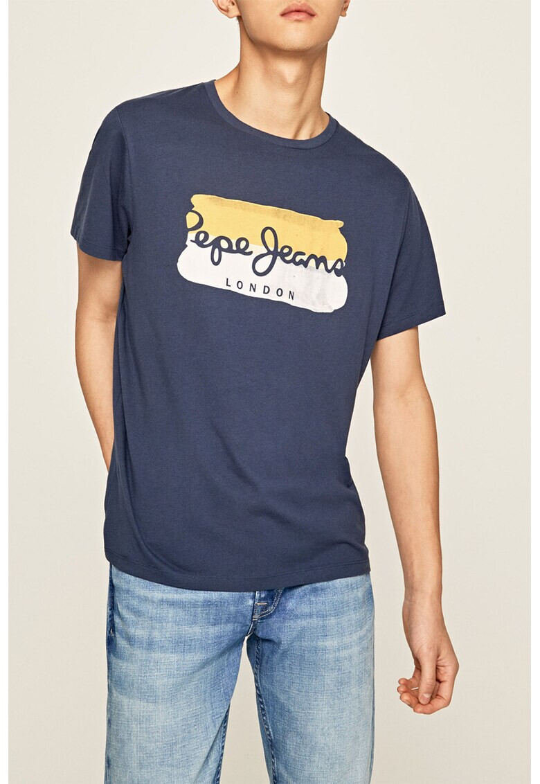 Pepe Jeans London Tricou cu imprimeu logo si grafic - Pled.ro