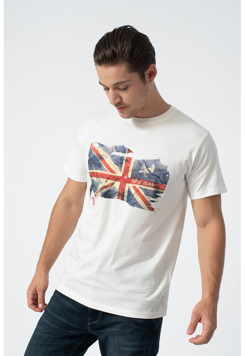 Pepe Jeans London Tricou cu imprimeu grafic Sid - Pled.ro