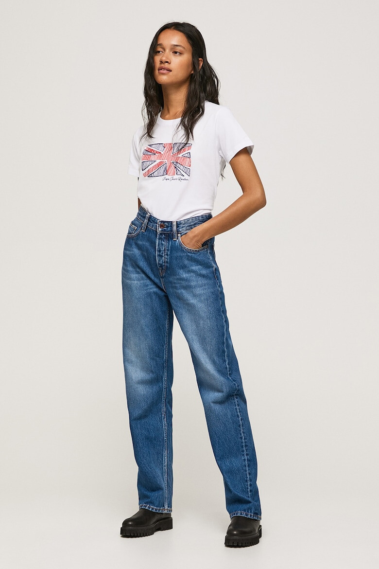 Pepe Jeans London Tricou cu logo brodat - Pled.ro