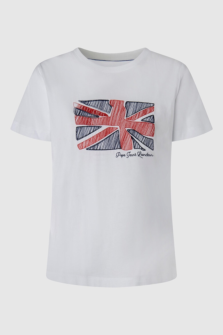 Pepe Jeans London Tricou cu logo brodat - Pled.ro