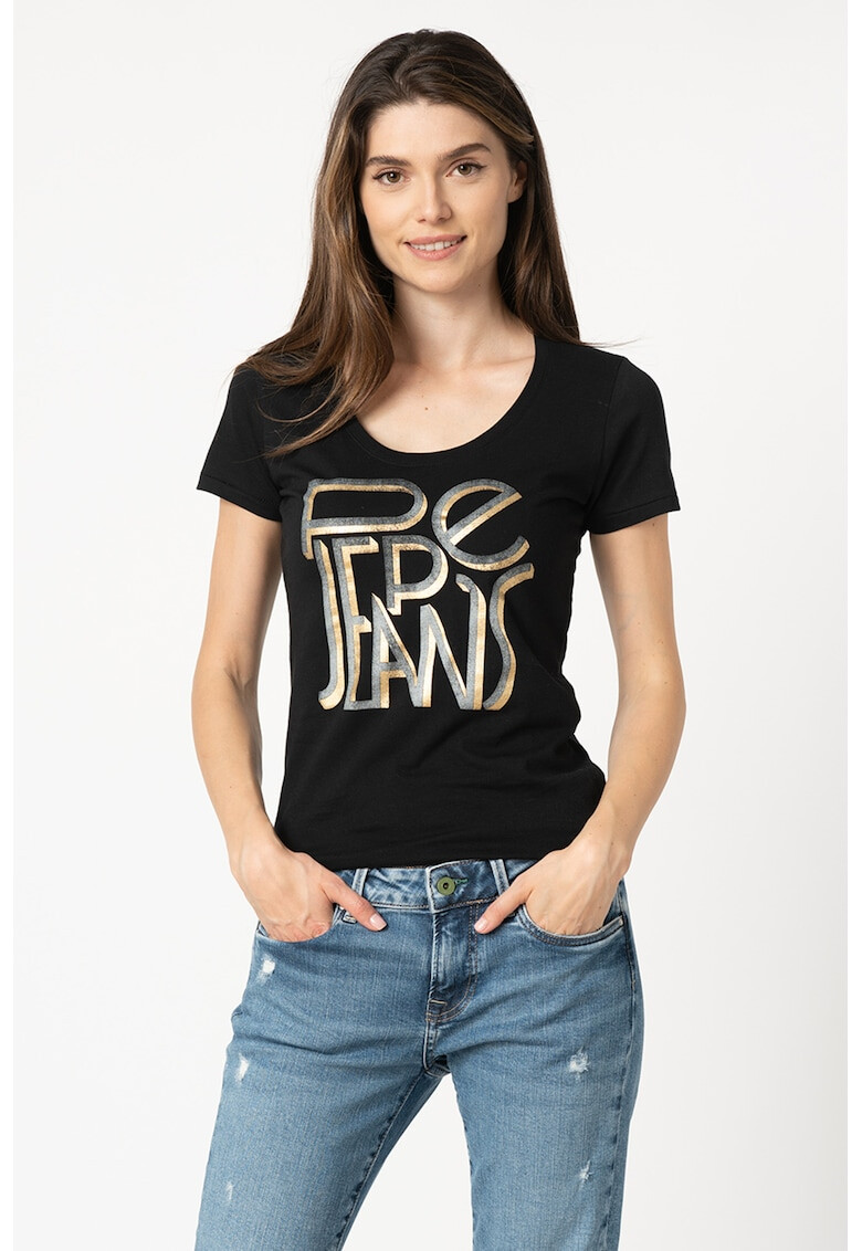 Pepe Jeans London Tricou cu logo Lore - Pled.ro