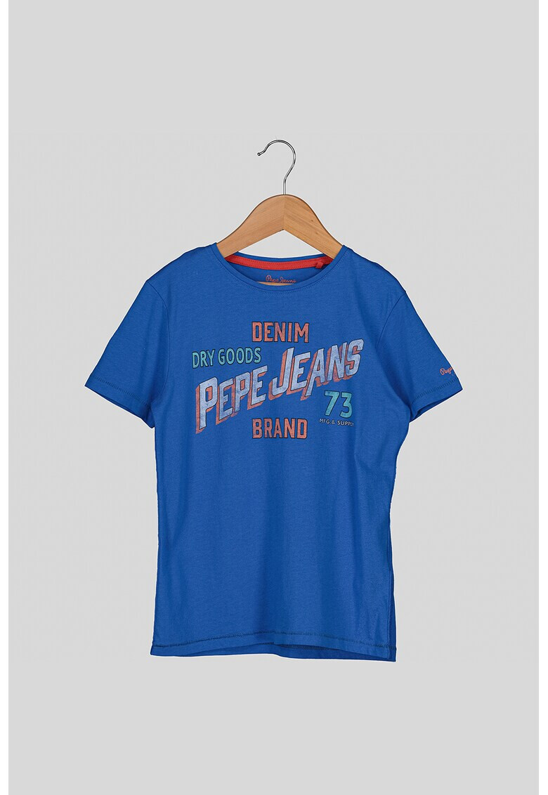 Pepe Jeans London Tricou cu logo si imprimeu text - Pled.ro